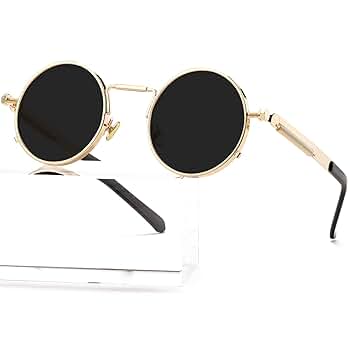 小物 GDC Round Sunglasses black Amazon.com: Adjustable Tint Sunglasses, Sleek Round